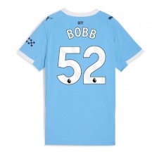 Manchester City Oscar Bobb #52 Hjemmedrakt Kvinner 2025-26 Kortermet